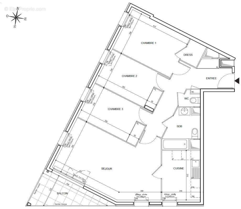 Appartement de 4 pièces de 81 m² au coeur du campus Paris-Saclay à Gif-sur-Yvette - photo 5