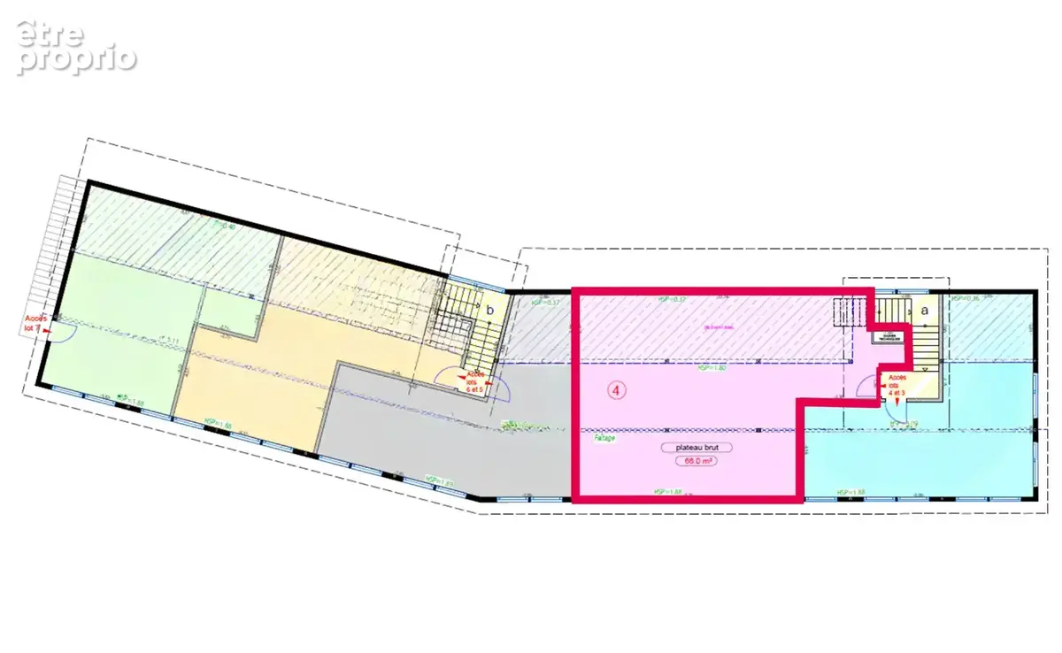 À saisir ? plateau à aménager aux fins - 66m² - 15 minutes de la frontiere suisse - photo 4