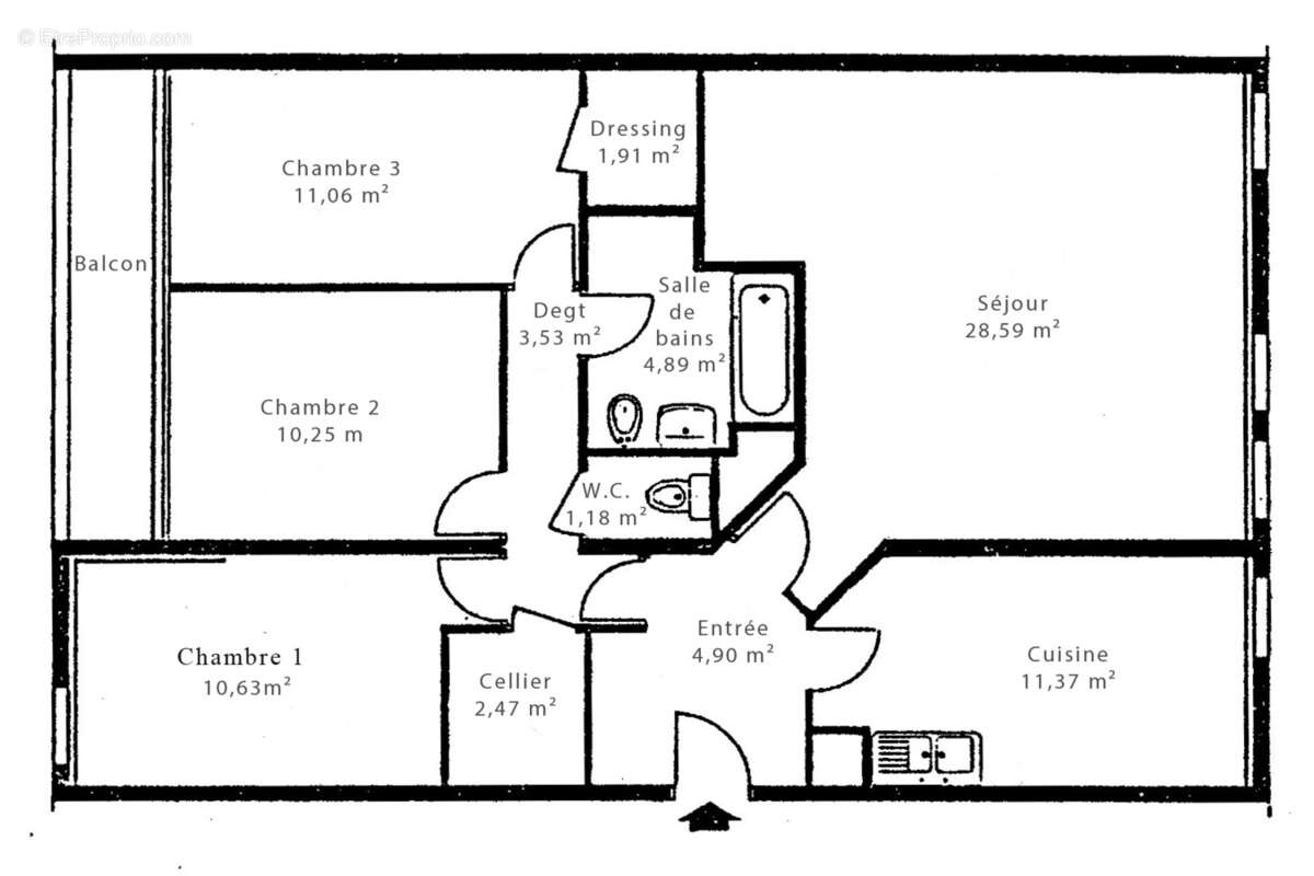 Appartement à NANTERRE