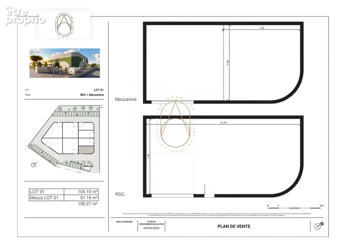 Commerce 155 m² à vendre à Lunel (34400) - photo 2