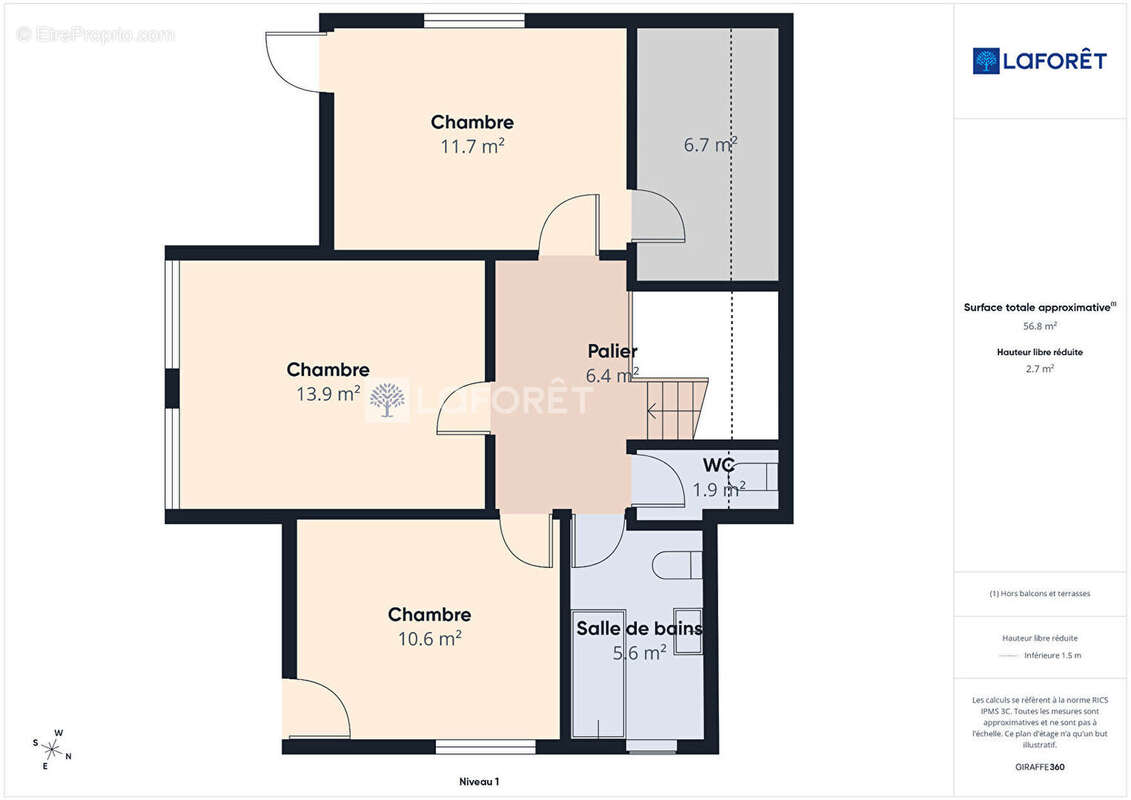 Maison TREFFIAGAT 6 Pièces 130.25 m² - photo 19