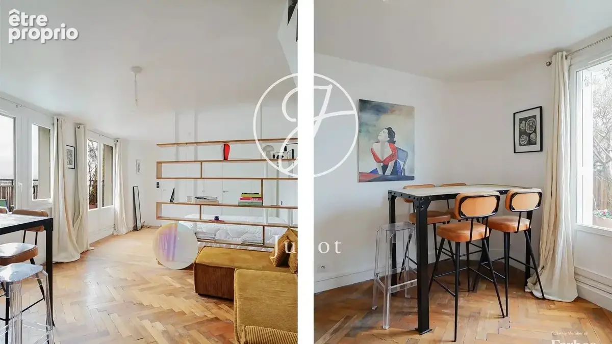 Paris 16e - AUTEUIL NORD - Studio à vendre - 35,20m² Carrez - Toit terrasse 32,49m² - Balcon - Vue panoramique. - photo 4