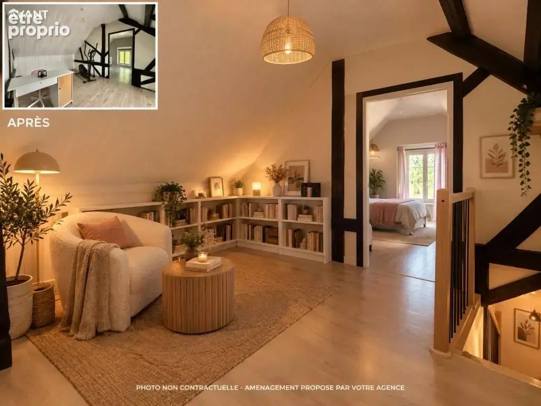 A vendre Longère 107m², 3chambres, mezzanine, terrain 437m², dépendance, cave - photo 19
