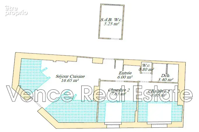 Appartement 3 pièces 68 m² à vendre à Nice (06000) - photo 2