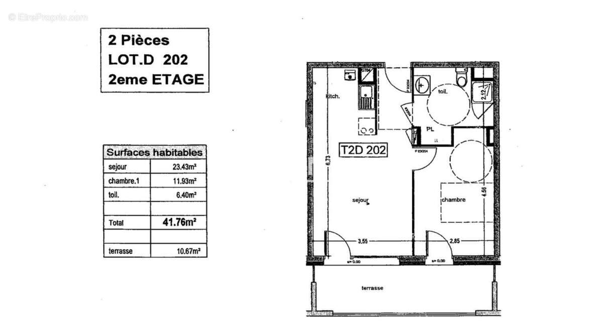 Appartement à MORIERES-LES-AVIGNON