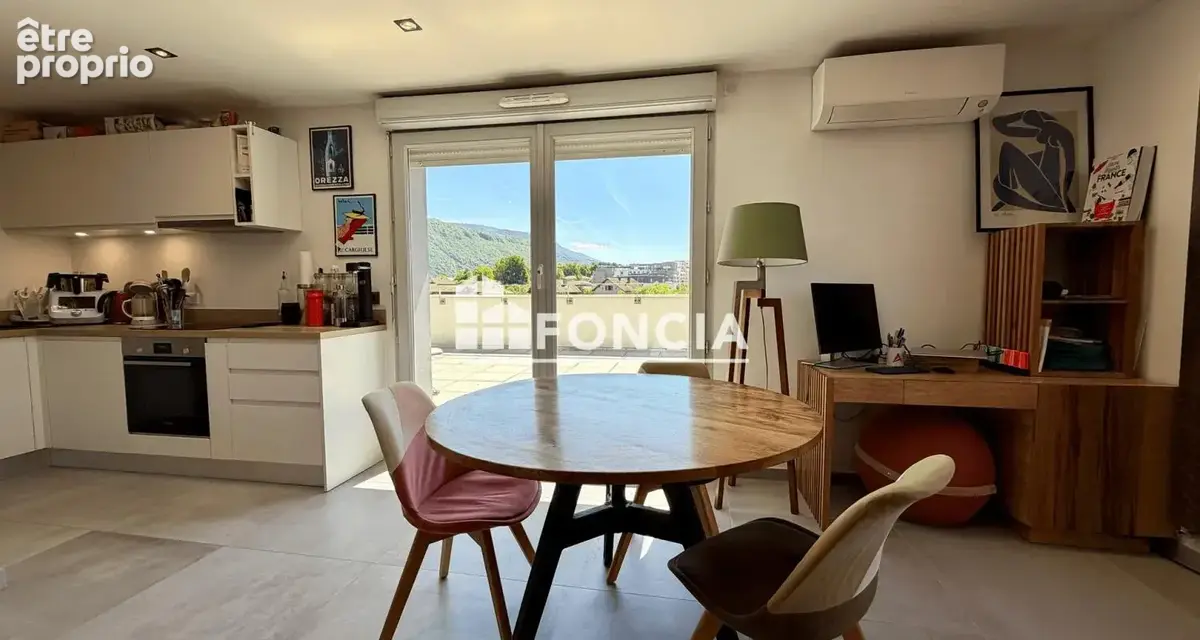 SEYNOD – Appartement T3 dernier étage avec terrasse de 35 m² plein sud et vue montagnes - photo 3