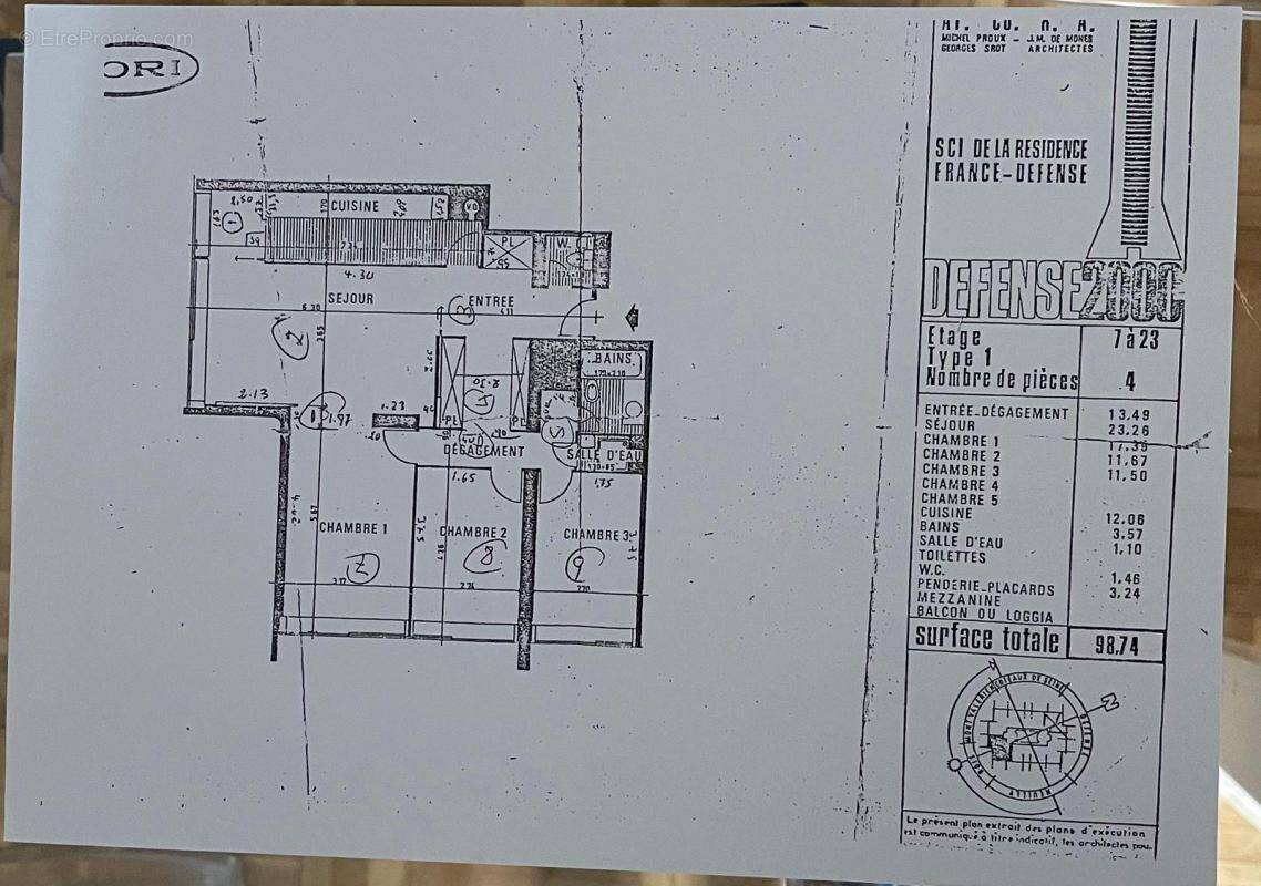 Appartement à PUTEAUX