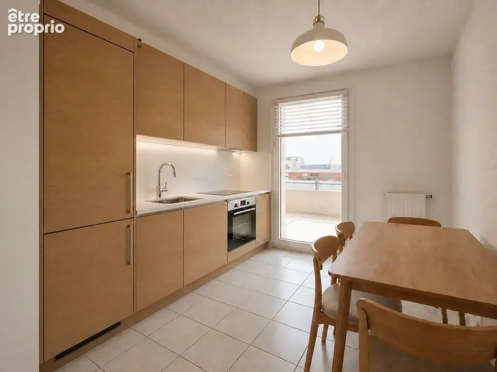 Vaste 4 pièces + cuisine de 82m2 traversant en étage élevé grenoble vigny-musset le panorama - photo 3