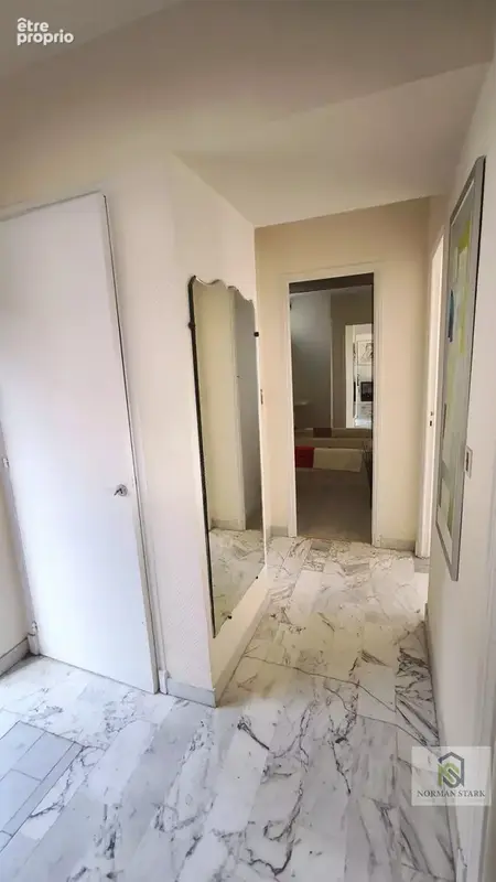 Roquebrune-Cap-Martin – 2 pièces 48 m² au dernier étage avec terrasse de 17 m² vue mer panoramique, résidence avec piscine, cave - photo 4