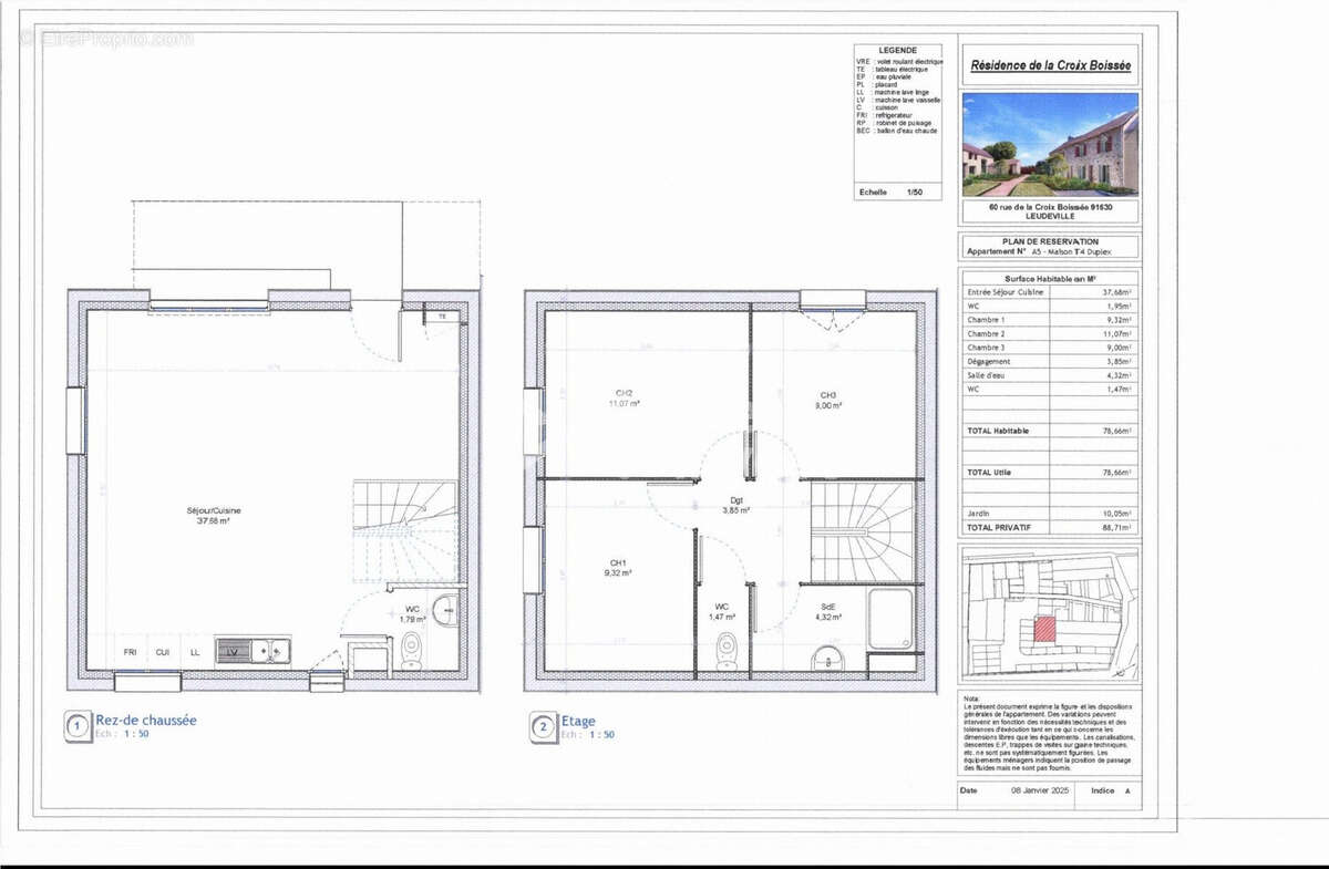 Maison à LEUDEVILLE