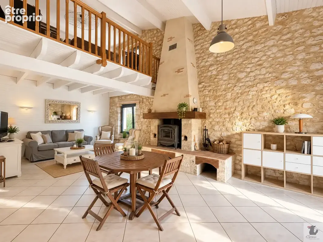 Maison en pierres RENOVEE sur 145 m2 hab, campagne - photo 4