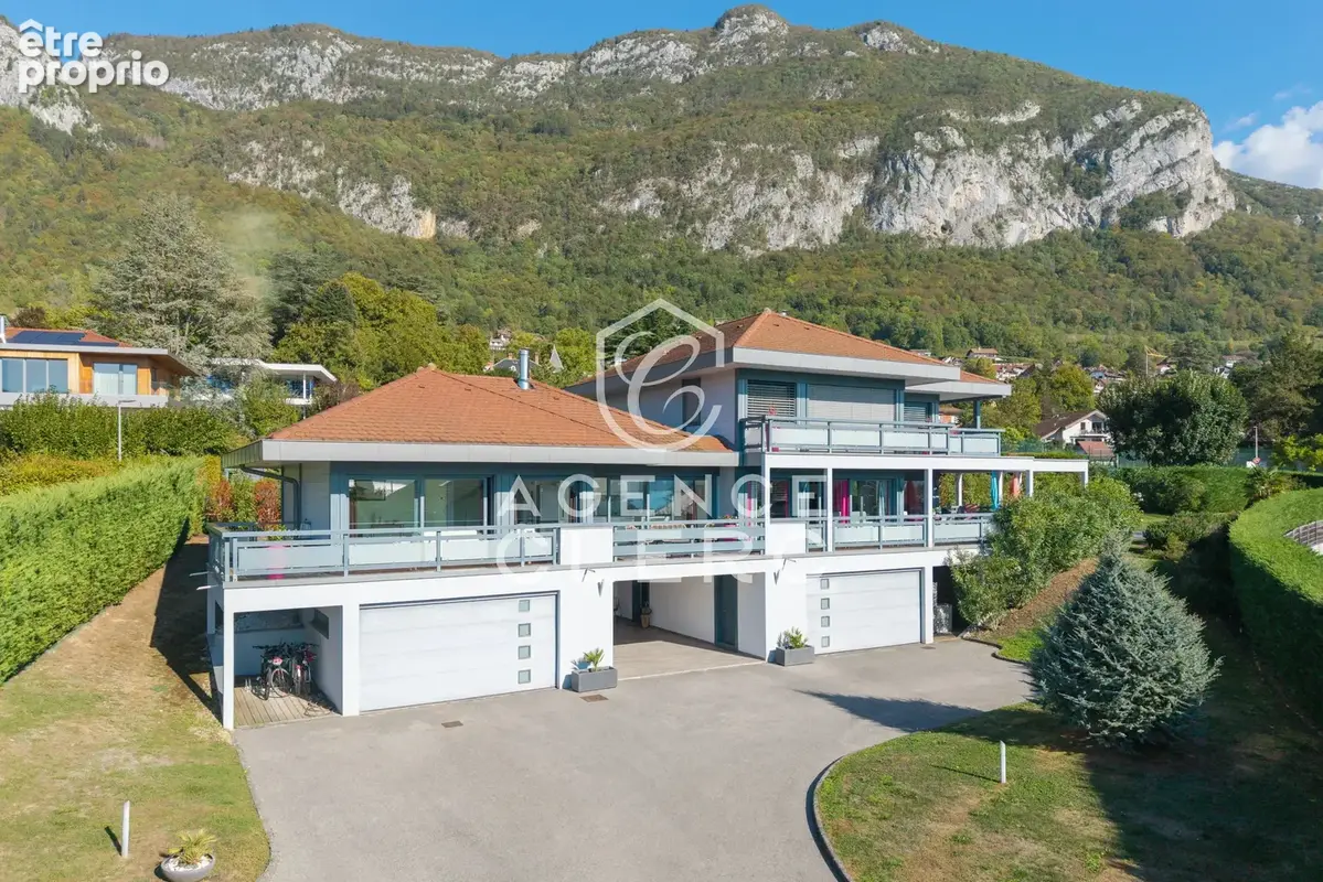 Veyrier-du-Lac,  villa contemporaine  proche et vue lac - photo 7