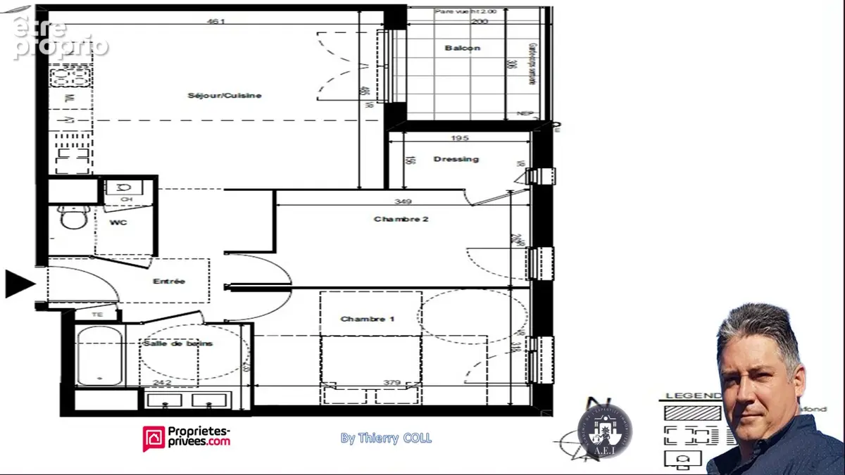 Appartement t3 rillieux la pape de 60.74 m2 deuxième étage - photo 9