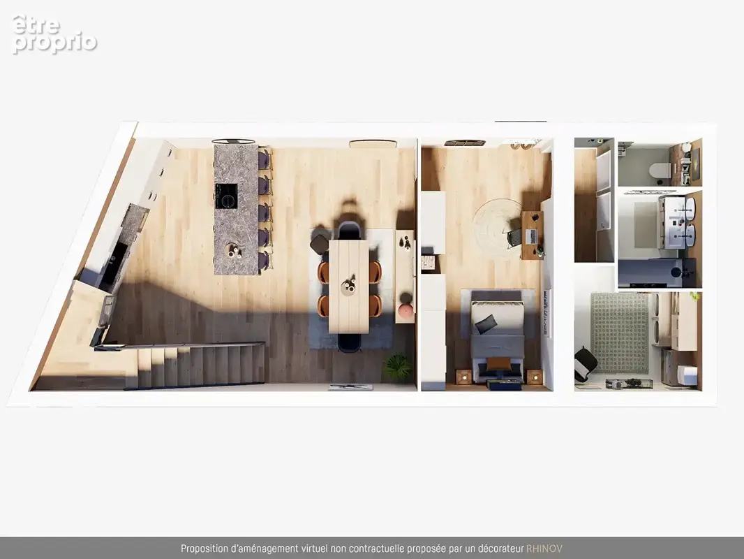 Maison - beaux volumes - standing - professions liberales acceptees - photo 6