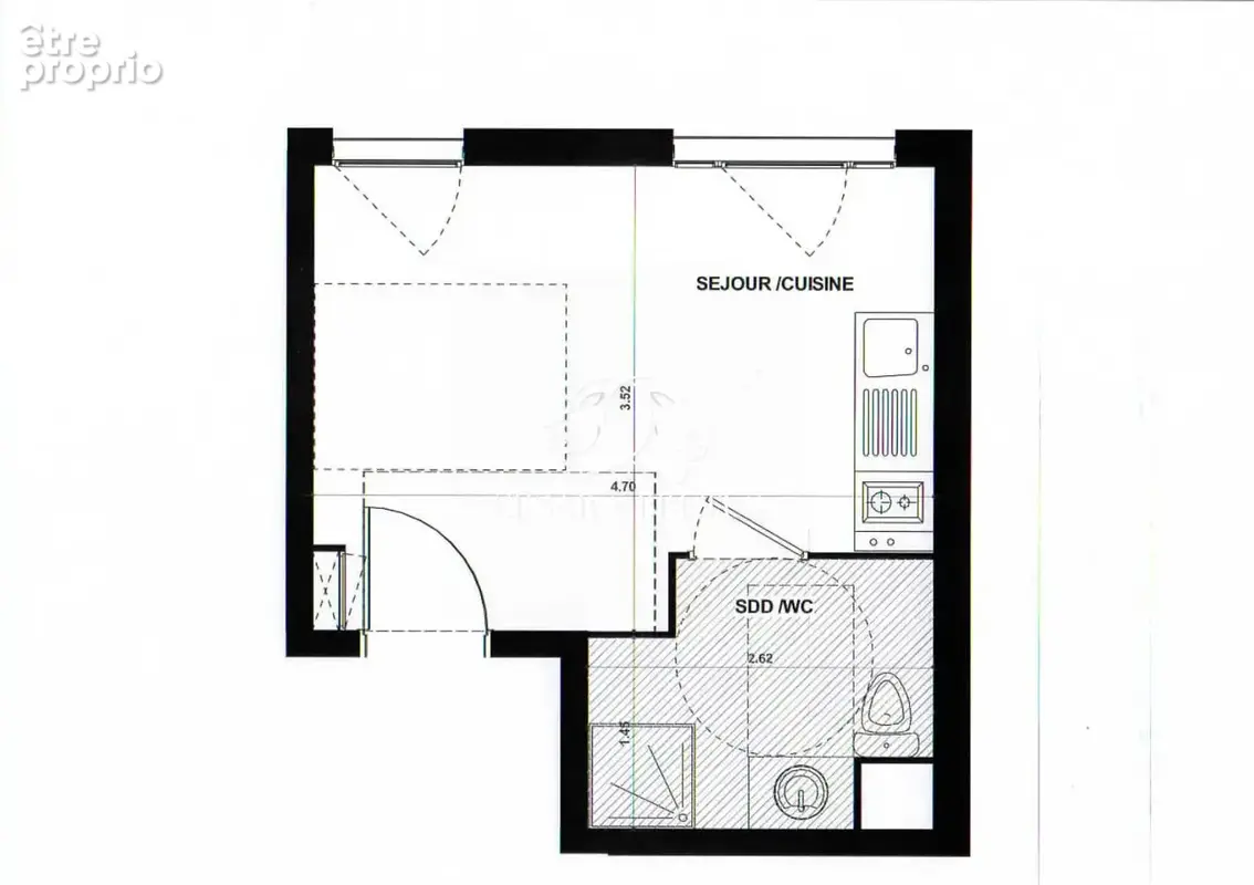 Appartement 1 pièce 20 m² à vendre à Villeurbanne (69100) - photo 8