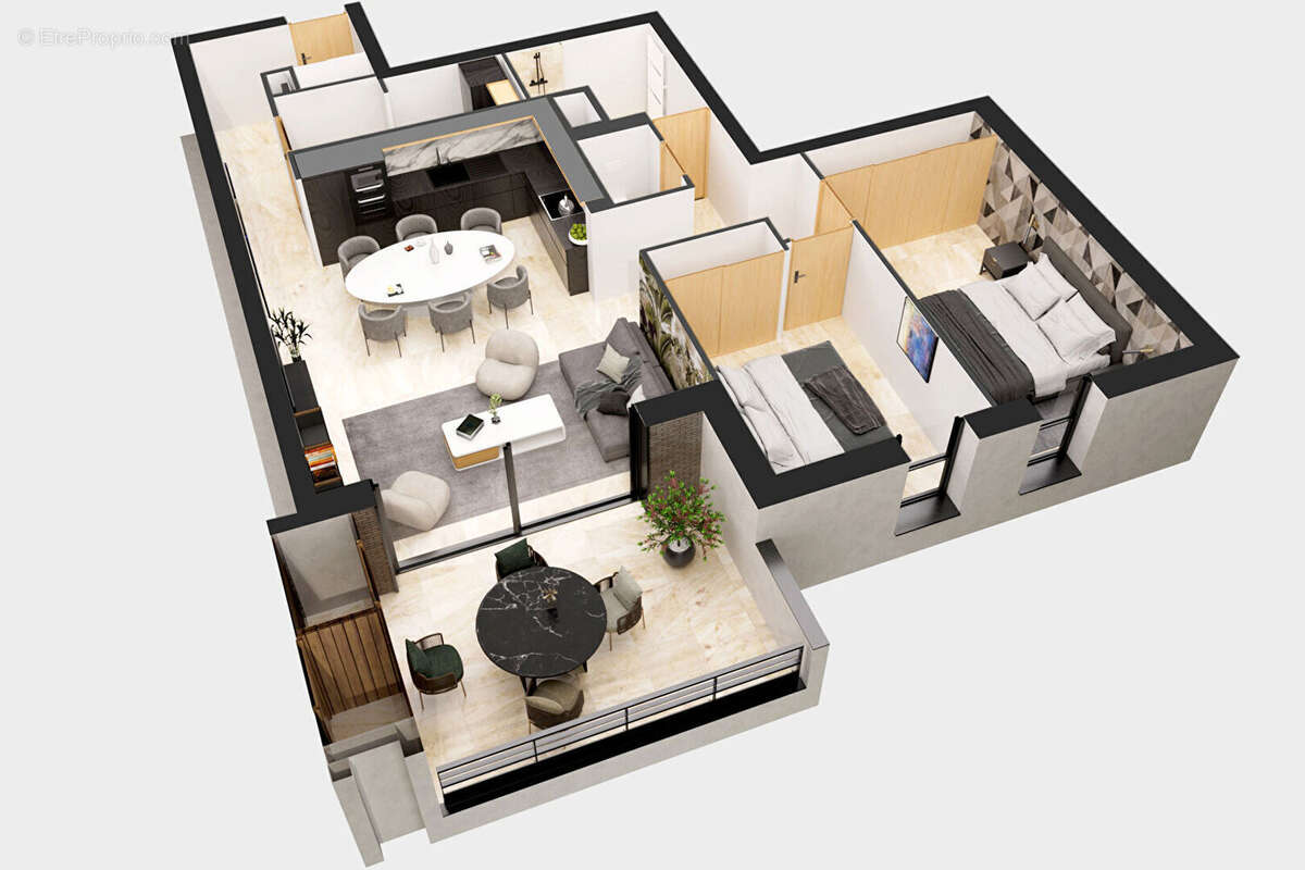 Photo 3 - Appartement à SAINT-GEORGES-D'ESPERANCHE