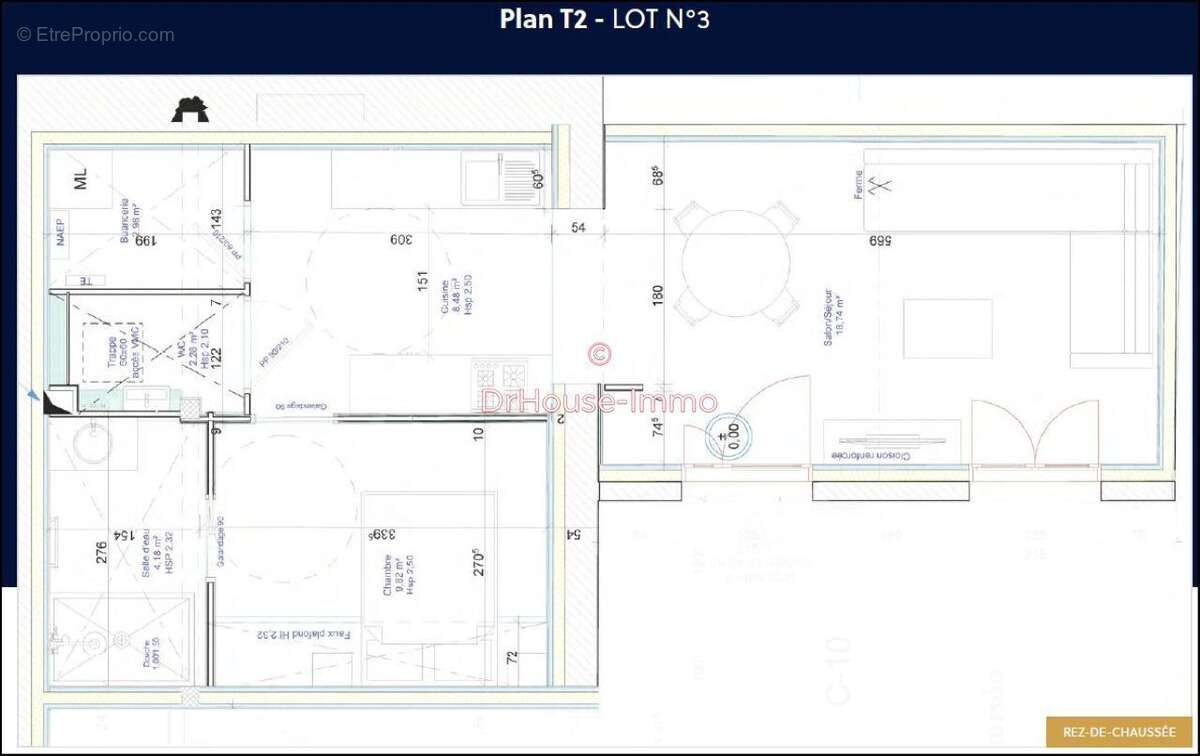 Appartement à SAINTE-ANNE-D'AURAY