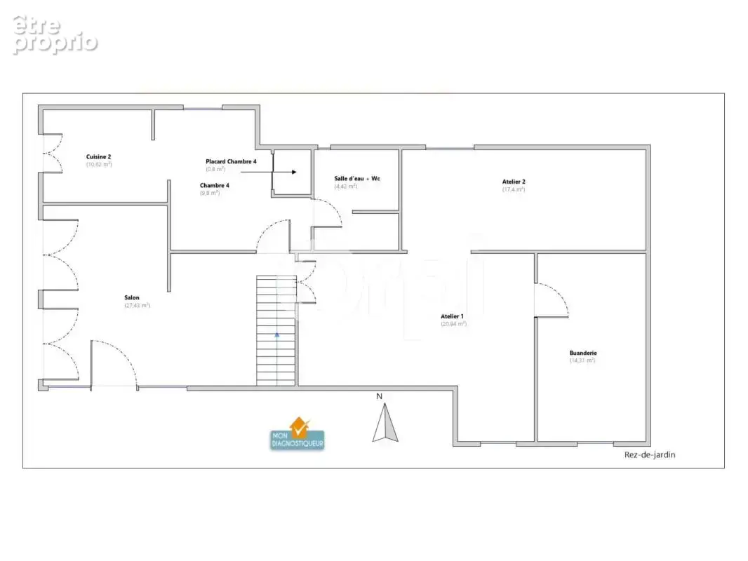 Propriete au calme absolu & sans vis-a-vis - villa sur 2 niveaux avec dependance et annexes - grand garage + bel espace de stati - photo 30