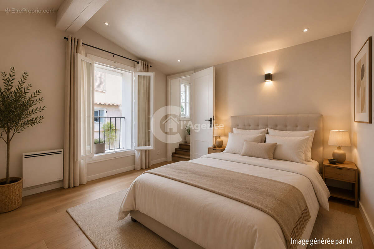 Au coeur du village de Villeneuve Loubet - Maison de village de 87 m2 - photo 6