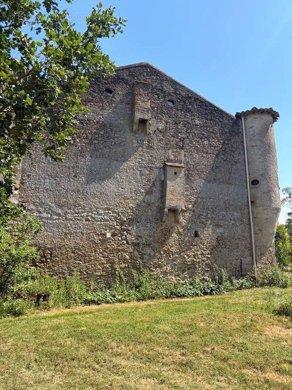 MARCIAC(32): ancienne SEIGNEURIE avec BEAU CHATEAU XIV sur 3,5ha, cachée, au bout du chemin, sans voisin, en campagne, 500m2 hab - photo 31