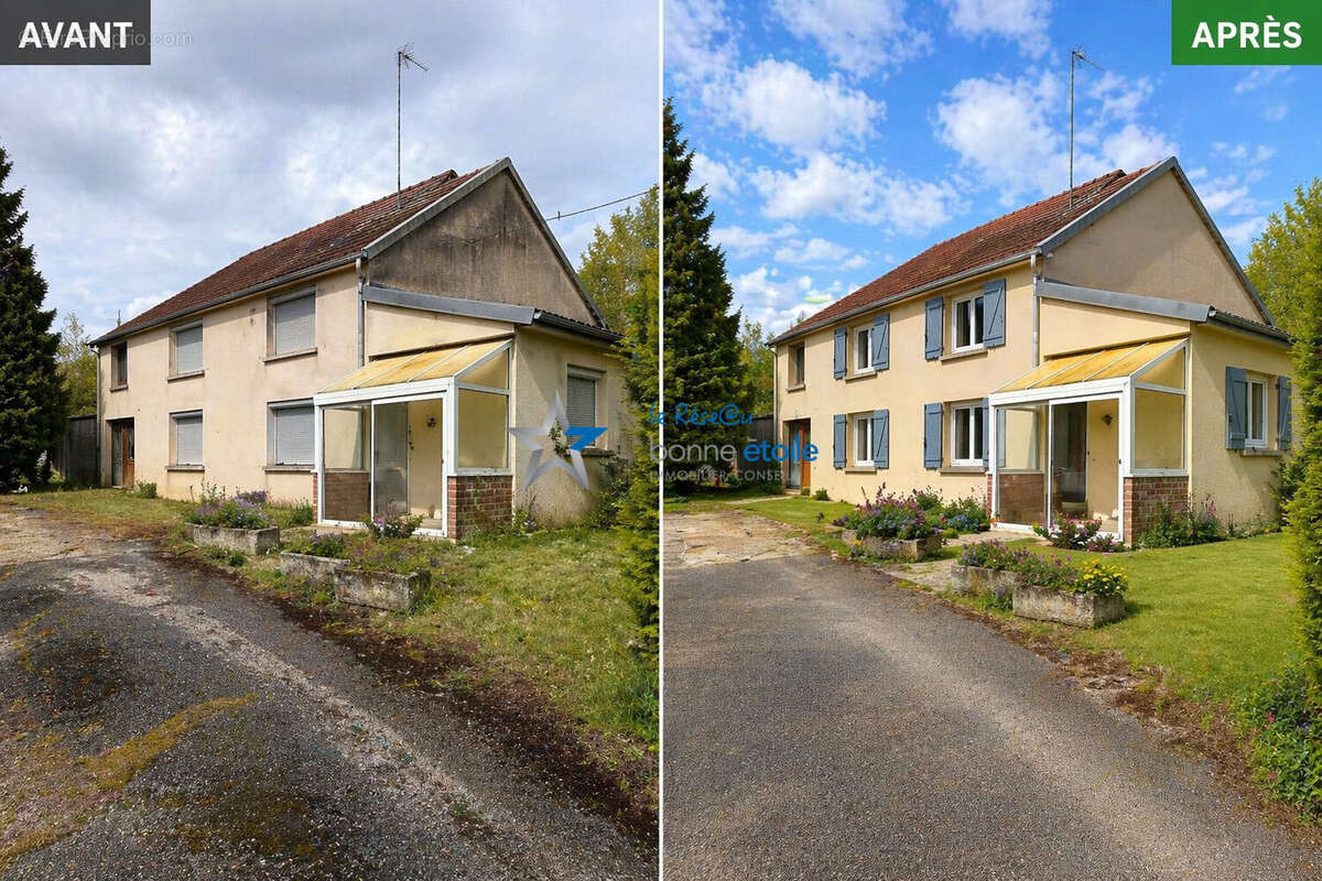 façade projection rénovation - Maison à CHALINDREY