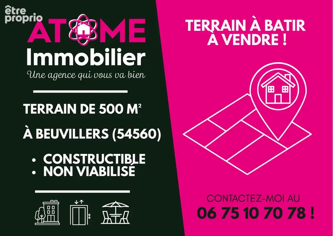 Photo Terrain à Beuvillers au prix de 88 000€