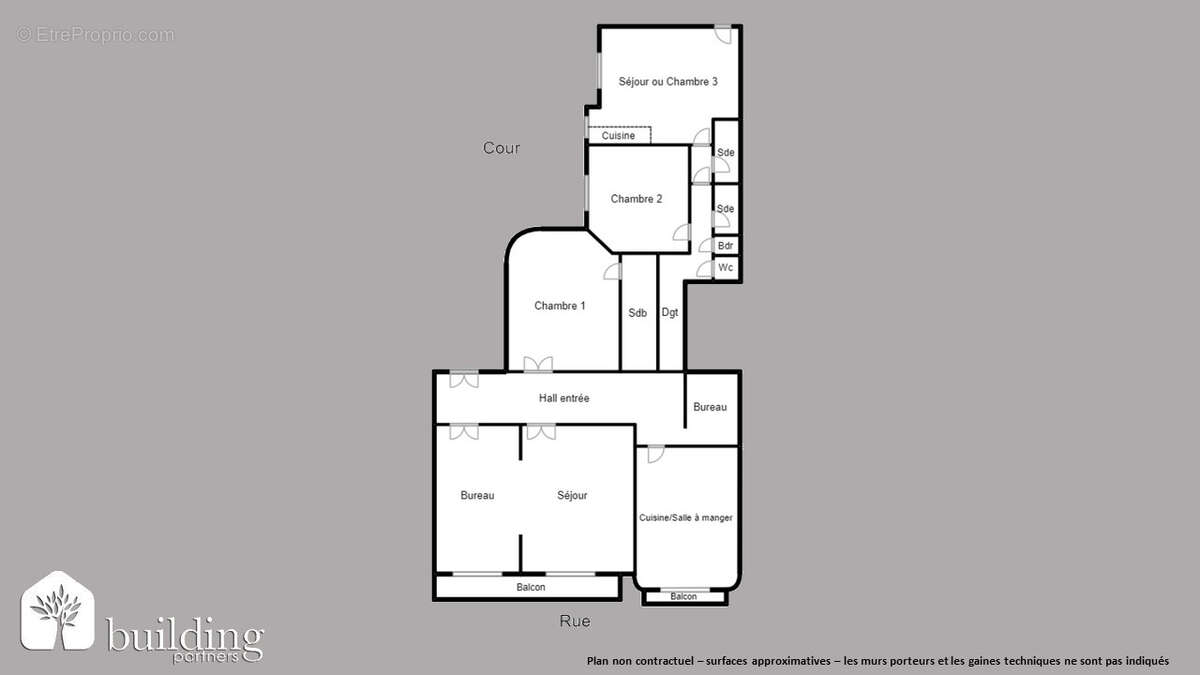 Appartement à PARIS-17E