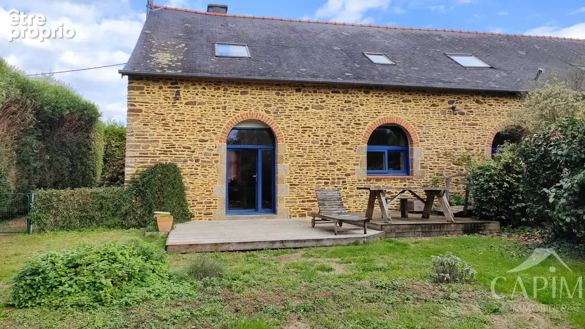 Maison pierre Javené, 213m²utile, 187m² hab, 5ch, dont 2 RDC avec SDE, terrain 1351m², FO - photo 2