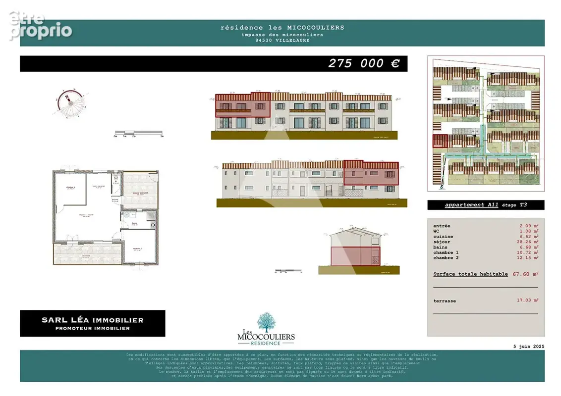 Prox Pertuis-  Appartement T3 de 67,57 m2 avec terrasse+ parking - photo 9