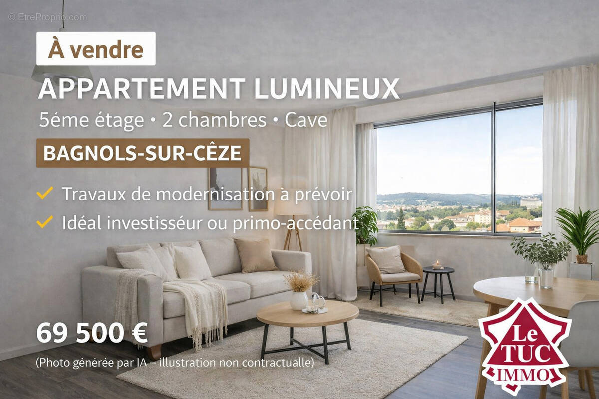 Appartement à BAGNOLS-SUR-CEZE