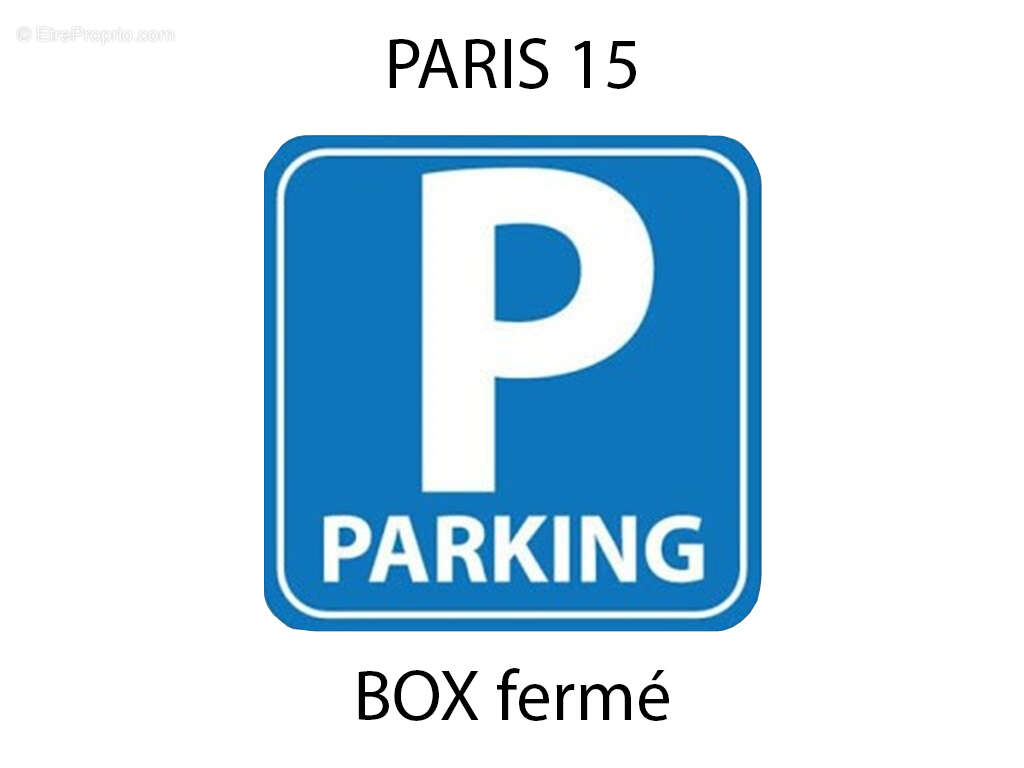 75015 PARIS - Parking / box / stockage 12 m2 -  Boulevard Lefebvre - Saint-Lambert - Parc d'expo Porte de Versailles - photo 9
