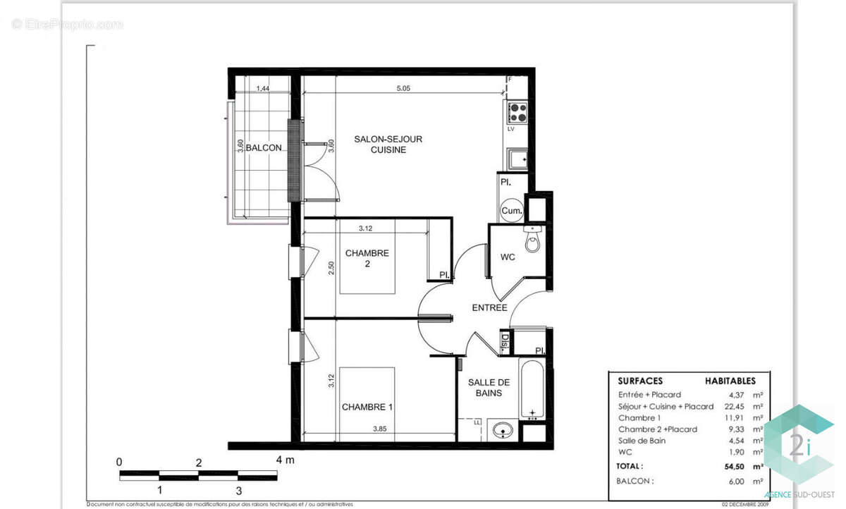 Appartement à TOULOUSE