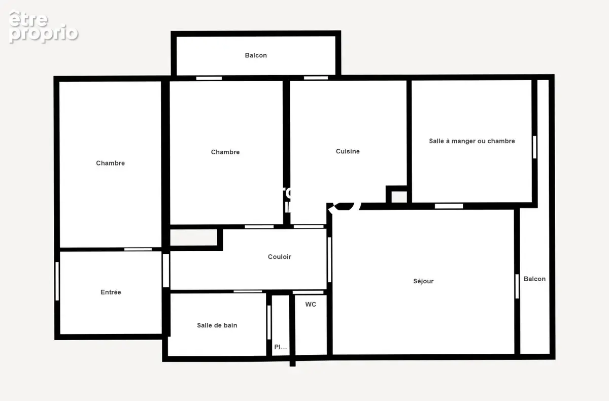Exclusivité menez-paul : dernier étage, appartement t4 - ascenseur - deux balcons et parking - photo 15