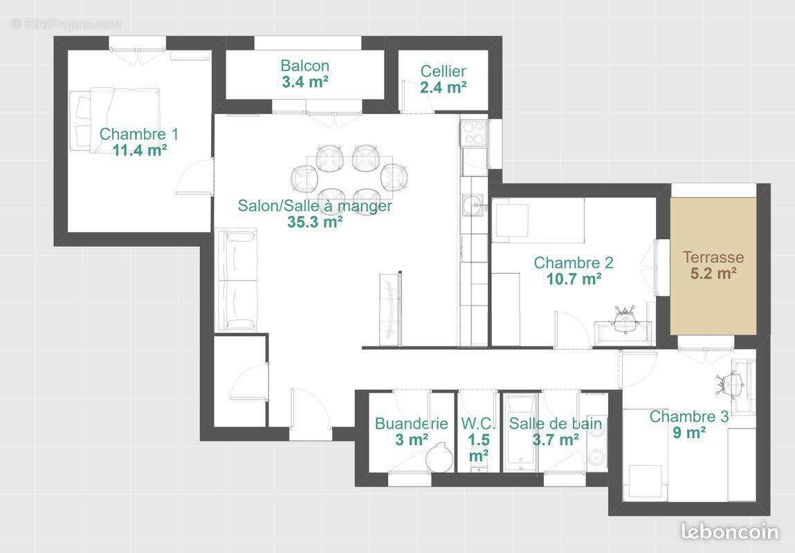   - Appartement à DRAGUIGNAN