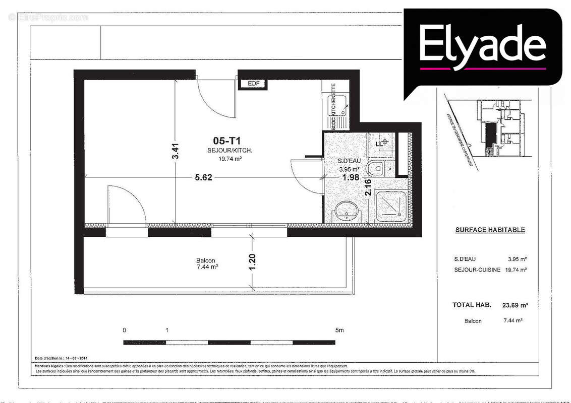 Appartement 23 m² à Chelles  - photo 7