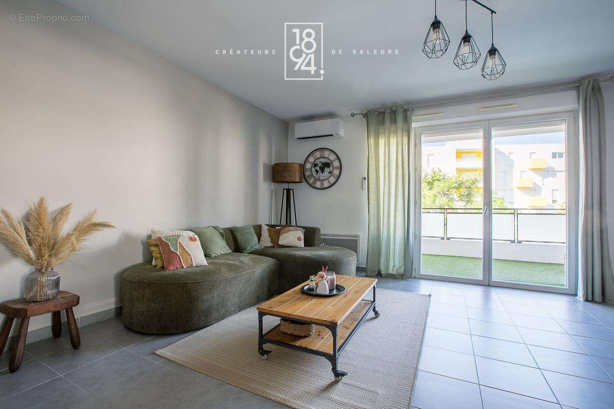 Appartement T3 À Vendre Marseille 13013  Chateaux-Gombert  64m²  Terrasse expo Sud  Stationnement privatif  Climatisé - photo 5