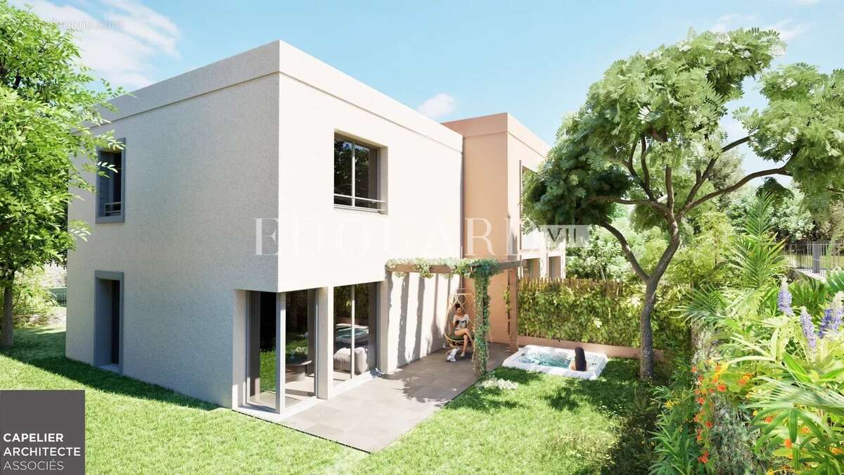 Sur la commune de La Turbie, à vendre lotissement de six villas neuves en cours de construction - photo 3