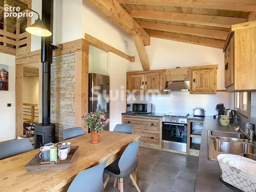Chalet avec terrain constructible à vendre à Megève. - photo 2