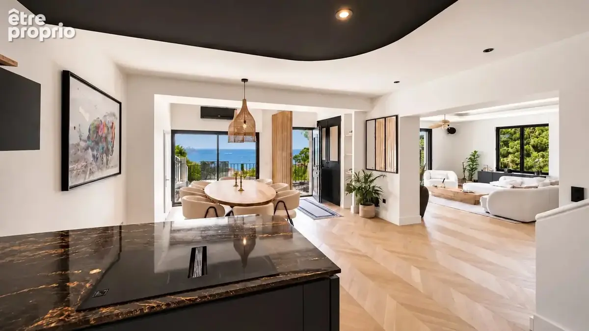 Golfe-juan – proche super cannes  villa 200 m² – vue mer – piscine - photo 7
