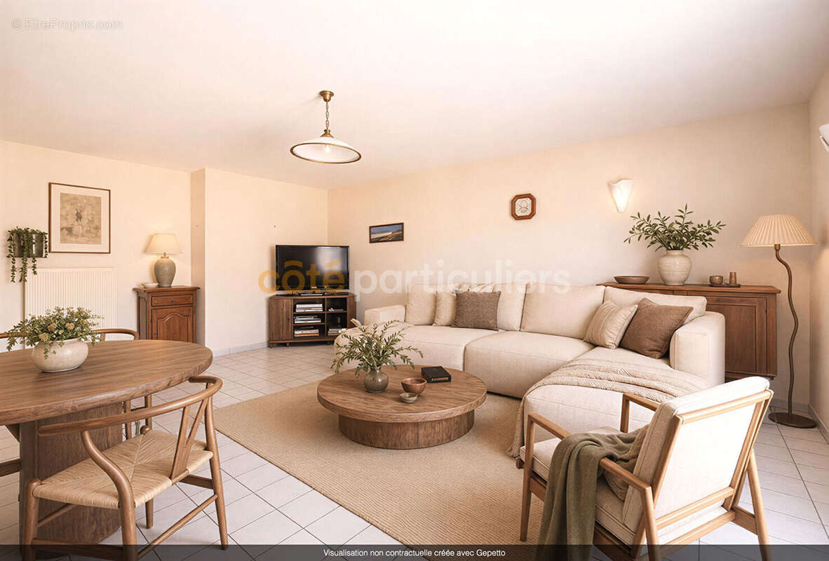 Saint-herblain - bourg - appartement t3 - 71 m2 habitables - terrasses - garage attenant - photo 4
