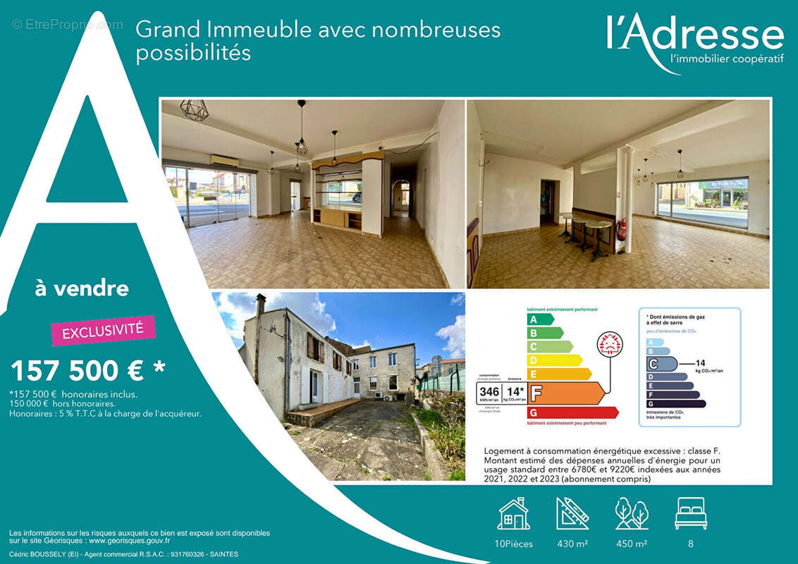 Appartement à SAINT-GENIS-DE-SAINTONGE