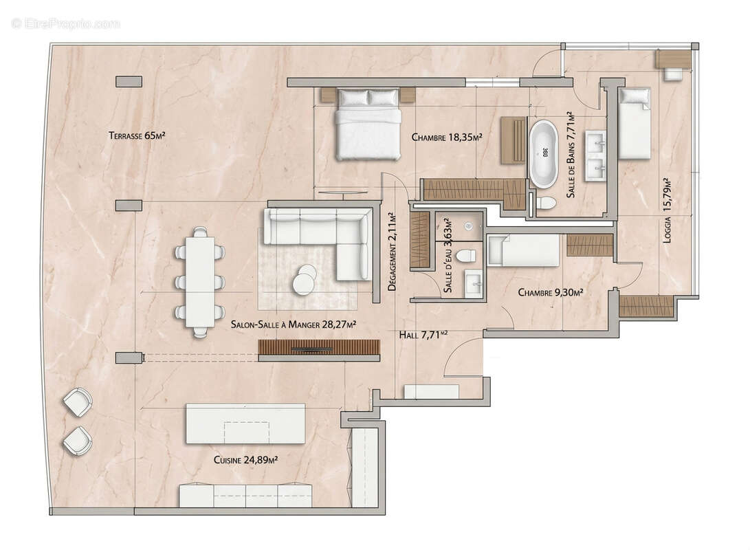 Appartement à LE CANNET