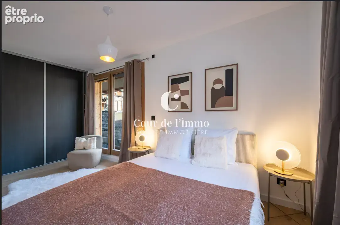 Les gets - appartement rez de jardin 4 chambres - 3 salles de bain meuble a vendre - photo 9