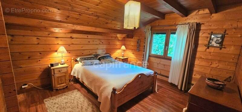 Chalet bois en madrier à vendre dans le Jura, entre Andelot-En-Montagne et Champagnole (39300) - photo 4