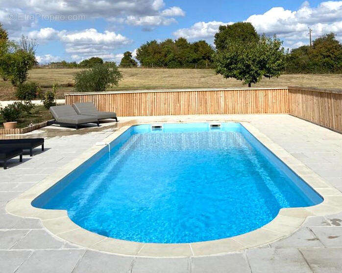 PISCINE - Maison à SALLES-DE-VILLEFAGNAN