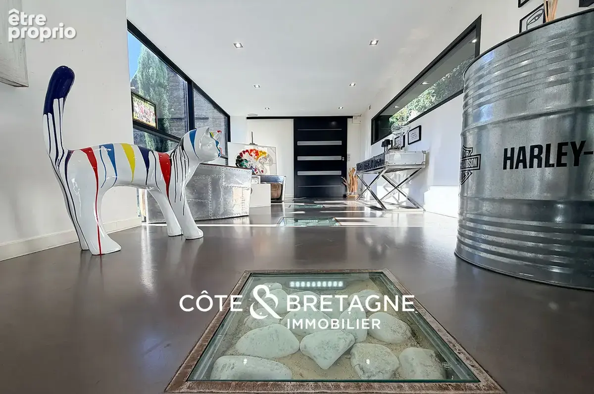 Propriete de prestige avec piscine proche saint-brieuc dans un ecrin de verdure  ref 2026177 - photo 4