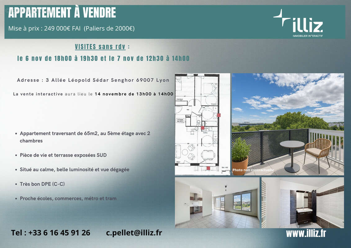 Appartement à LYON-7E