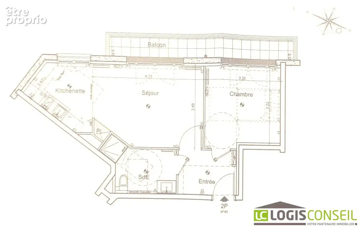 Appartement 2 pièces 43 m² à vendre à Chatenay-Malabry (92290) - photo 6