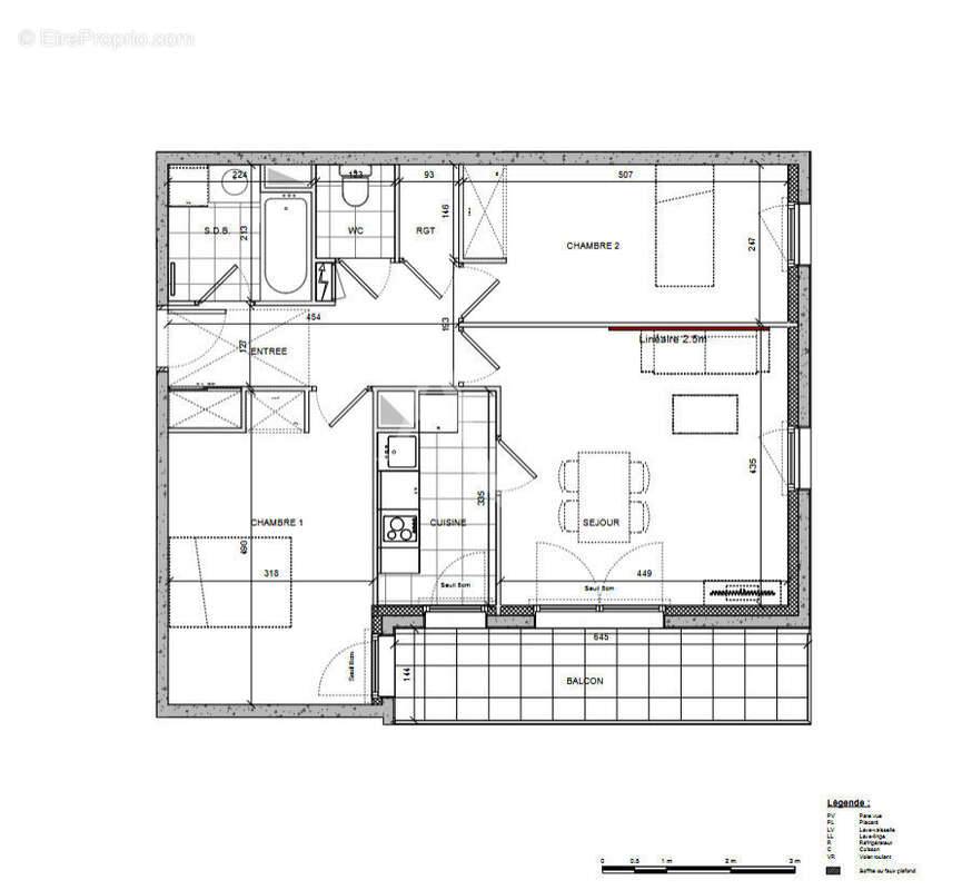 Appartement à LA COURNEUVE