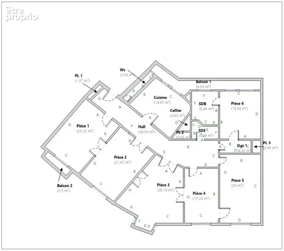 Strasbourg orangerie - appartement de caractère 6p 201m2 + balcon - photo 14